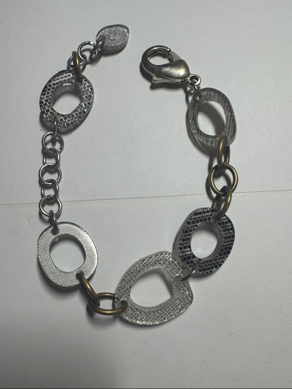 Color by Amber oval link bracelet